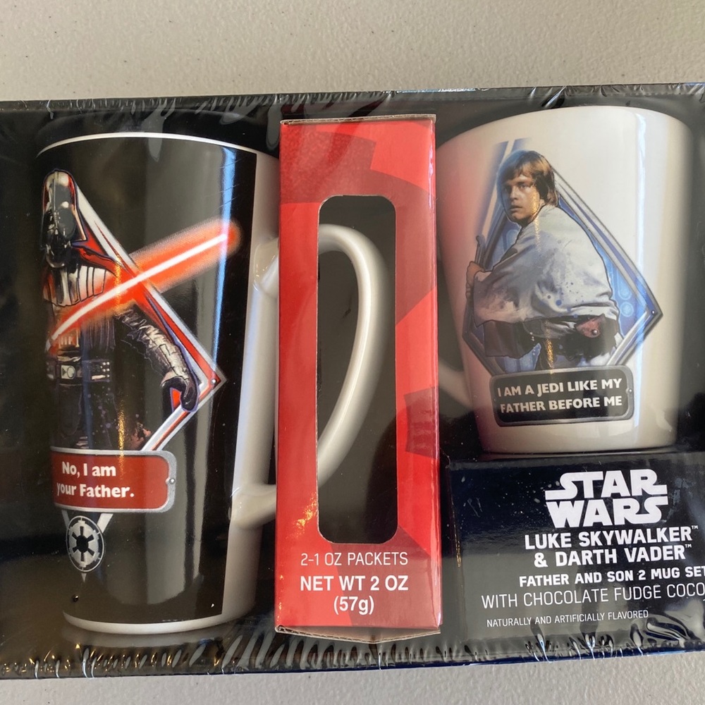 NEW Star Wars Father and Son mug set